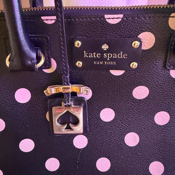 Kate Spade Black and cream Dot Satchel - Picture 7 of 8